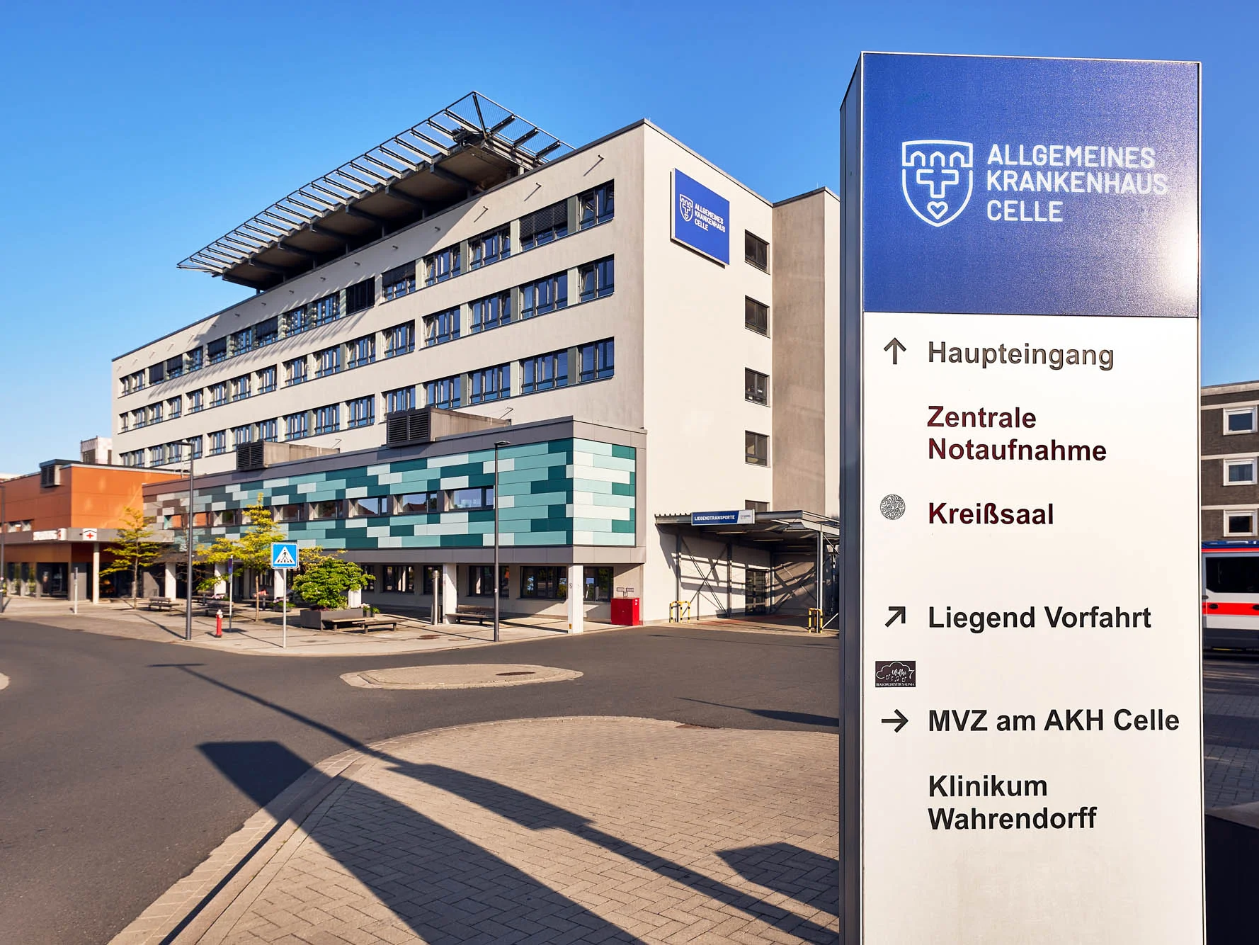 Hauptgebäude des AKH Celle