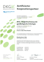 Zertifikat Tätigkeitsschwerpunkt gynäkologische Onkologie